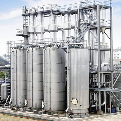 Lithium Manganate Mvr rơi phim Mvr hệ thống bốc hơi không chất lỏng để phục hồi ethanol / xử lý nước
